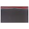 Dacasso Burgundy Leather 34" X 20" Top-Rail Desk Pad PR-7021 - alternate 1
